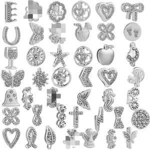 Contattaci per maggiori stili: Charm scorrevoli in lega di zinco da 10 mm all'ingrosso per bracciali in acciaio inossidabile a <span class=keywords><strong>maglie</strong></span> - Product Image 6