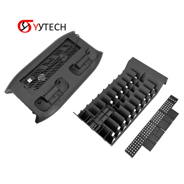 SYYTECH Multifunction Cooling Fan Charger Stand for Xbox One X Console Controller Station