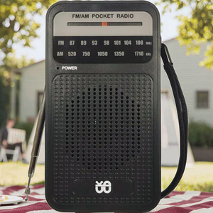 Personnalisable W-905 Rétro <span class=keywords><strong>Mini</strong></span> <span class=keywords><strong>Radio</strong></span> Double Bande Performance Son Classique Matière Plastique - Product Image 5