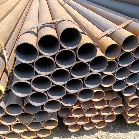 Manufacturers Supply Welded Steel Pipe 102*5.5mm Q235 Carbon Steel Round Welded Pipe for building materials