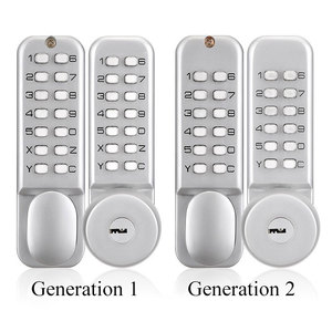 Xác minh Nhà cung cấp chống chọn không thấm nước childproof cổng khóa bàn phím xử lý <span class=keywords><strong>Combo</strong></span> khóa Keyless nhập Double Sided khóa với Key - Product Image 6