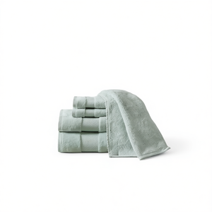 Ensemble de serviettes de bain en coton jacquard Db, 6 pièces, séchage rapide, doux, absorbant, pour usage domestique - Product Image 1