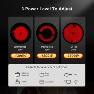 Bella Mogogo Injera Addis Mogogo BELLA Mitad Plaque chauffante électrique pour crêpes Injera Mogogo Tortillas Chapatti Pizza Pita Grill - Product Image 5