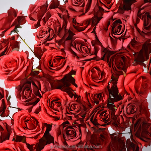 2.1 + <span class=keywords><strong>2.3</strong></span> Meter Set Bunga Sutra Bertanduk Merah - Dekorasi Latar Belakang Gapura Pernikahan untuk Pernikahan - Product Image 4