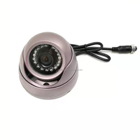 Caméra dôme de sécurité intérieure pour camion de bus AHD haute définition 1MP 2MP avec microphone intégré