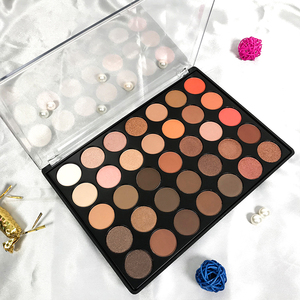 Paleta de sombra de maquiagem privada, paleta de maquiagem com 35 cores matte, cosméticos, sombra