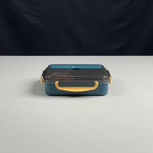 Colorful Insulated Plastic SUS304 Stainless Steel Lunch Box with 5 Compartments, Leak-Proof & Thermal Food Container - Product Image 4