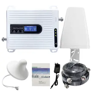 Complete set mobile signal booster amplifier 4g signal receiver and booster mobile signal booster 900 1800 2100 mhz For home