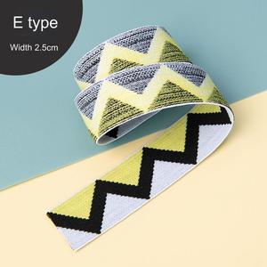 Kızlar renkli tek kullanımlık lastik bant elastik giysi giyim için 1.5cm - 5 cm örgü elastik bant Polyester/naylon dokuma