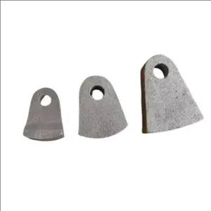 Durable mining rock hammer mill beaters hammer crusher spare part hammer head for sale