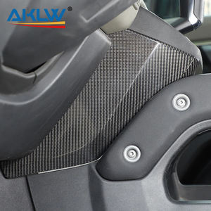 Cadre décoratif de base de console centrale en fibre de carbone véritable pour Land Rover Defender 2020-2024, accessoires intérieurs - Product Image 6