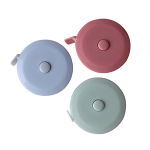 Cao Cấp 150/180/200Cm Bắc Âu Đầy Màu Sắc Hình Tròn Có Thể Thu Vào Mini Mềm Đo Băng Cho May Thợ May Ăn Mắn - Product Image 1