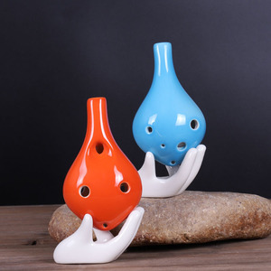 Ocarina en céramique à 6 trous pour enfants, instrument de musique éducatif pour l'éveil musical - Vente en gros - Product Image 2