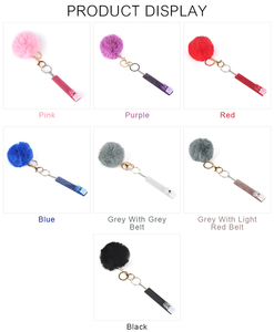 Porte-clés Pompon en acrylique, pince à cartes portable sans contact, extracteur de cartes de crédit, clip multifonctionnel pour ongles longs - Product Image 3