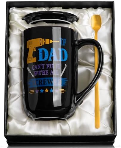 Black-dad mug set