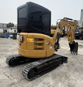 Excavatrice sur chenilles hydraulique d'occasion Cat303E avec godet et pince, excavatrice usagée 3 tonnes 3,5 tonnes, moteur japonais en stock - Product Image 2