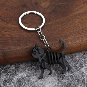 Porte-clés mousqueton dinosaure T-Rex aux couleurs vives, construction durable en alliage de zinc, pendentif de <span class=keywords><strong>sac</strong></span> polyvalent et tendance - Product Image 5