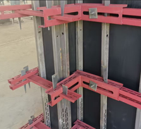 Perfil de Acero Galvanizado Reutilizable para Muros Cortavientos, Estructura de Acero Duradera para Construcción Residencial de Hormigón