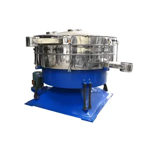 Qianzhen Stainless Steel Fine Powder Rotary Swing Screen Circular Tumbler Screen Machine Tumbler Vibrator Screening Separator