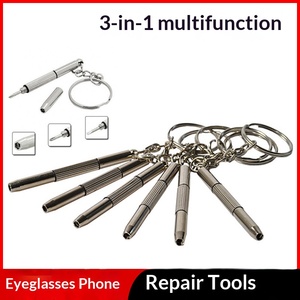 Tournevis à lunettes trois-en-un en acier inoxydable, tournevis de précision multifonctionnel, acier à haute vitesse résistant à la corrosion - Product Image 3