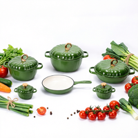Lot de 11 casseroles en fonte émaillée en forme de citrouille pour la cuisson – Vente en gros – Fabricant d'ustensiles de cuisine