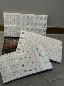 Juego de Fichas de Mahjong Americano de Acrílico de Alta Calidad, Diseño de Loto Blanco, Portátil, Duradero y Ecológico, 2026 - Product Image 3