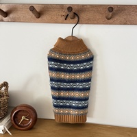 Vêtements en tricot chauds pour animaux de compagnie, pull pour chien, vêtements pour animaux de compagnie, impression rétro, pull adorable pour animaux de compagnie, pull d'automne et d'hiver pour chien