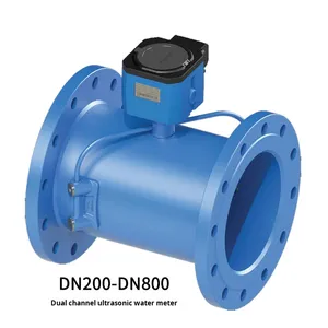 インテリジェント超音波工業用水道メーターリモコンマルチチャンネル大径フランジIP68 OEM - Product Image 2