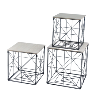 Living Room Furniture Multifunctional Detachable <strong>Folding</strong> <strong>Away</strong> Foldable Metal Side <strong>Table</strong> Simplistic Wire Mdf End <strong>Table</strong> - Product Image 3