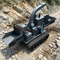 Broyeur de bois à moteur diesel pour unité mobile de broyage de branches et de palettes