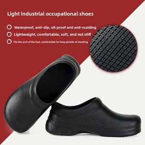 <span class=keywords><strong>Scarpe</strong></span> <span class=keywords><strong>da</strong></span> Lavoro per Chef Antiscivolo in EVA, Impermeabili, Resistenti all'Olio e all'Usura, Leggere, per Uomo e Donna - Product Image 3