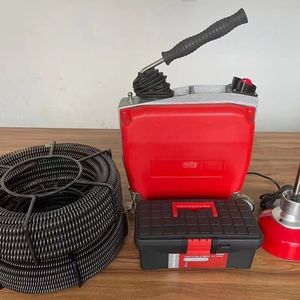 Mango ergonómico, desatascador de drenaje Manual, Kit de herramientas de Cable de resorte Flexible, agarre cómodo para el hogar, desbloqueo de tubería de fregadero de inodoro - Product Image 1