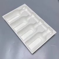 Op maat gemaakte, biologisch afbreekbare wijnflesverpakkingen van papierpulp, wijnplateauverpakkingen