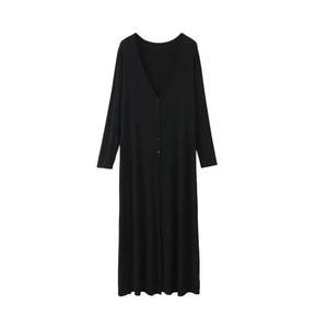 Cárdigan Largo de Modal para Mujer Happy Plus, Talla Grande, Elegante, Cintura Ajustada, Transpirable, Estilo Primavera - Product Image 2