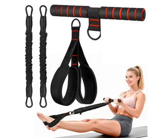 Ensemble de bandes d'exercice robustes à haute résistance pour musculation, yoga, sit-up, pédale, poignées en tube de latex épaissi - Product Image 5