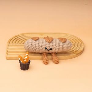 Llaveros de Comida en Miniatura Personalizados al por Mayor, Adornos para Bolsos, Croissants, Baguettes, Muffins, Amigurumi, Panes de <span class=keywords><strong>Ganchillo</strong></span>, Muñecos de <span class=keywords><strong>Pan</strong></span> de <span class=keywords><strong>Ganchillo</strong></span> - Product Image 3