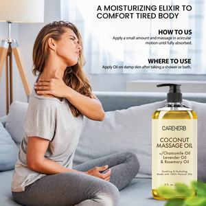 Aceites Esenciales Naturales Hidratantes y Calmantes para Masajes Corporales Profundos, Aceite de Coco Puro para el Brillo de la Piel - Product Image 6