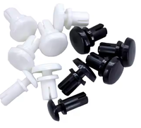 Rivets en plastique multifonctionnels de classe 4 à tête ronde de 2,0 mm pour fixation de circuits imprimés, rivets en nylon à prix bas et de haute qualité