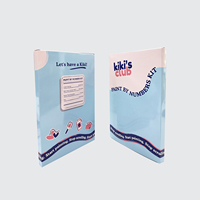 Boîte pliante personnalisée avec impression CMYK, gaufrage et pelliculage brillant, en carton, pour kits d'art, d'artisanat et emballages cadeaux – Offre Spéciale