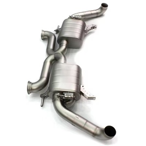 A-HPF <span class=keywords><strong>Prix</strong></span> usine <span class=keywords><strong>Audi</strong></span> <span class=keywords><strong>R8</strong></span> V8 4.2 - Échappement sport de performance pour voiture de course en acier inoxydable 304 de 1,5 mm poli miroir - Product Image 4