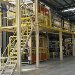 Linea di Produzione Automatica per Pannelli in Cartongesso Hebei WUXING MECHANICAL con PLC e Pompa, <span class=keywords><strong>Spessore</strong></span> 8mm-20mm - Product Image 1