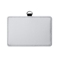 Porte-cartes d'identité de travail avec logo personnalisé, protecteur de carte de visite, porte-badge nominatif vierge, DIY Design