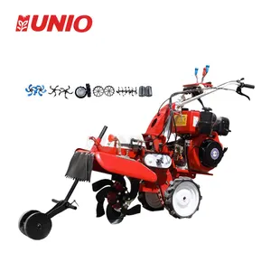 Multi-function Rotary Tiller Mini-tiller Small Agricultural Hand Plowing and Trenching Machine