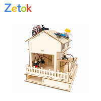 Zetok Nuevo Kit de Casa Ecológica Inteligente para Proyectos de Bricolaje, Rompecabezas 3D, Juguetes Educativos para Niños con 16 Lecciones de Tutorial