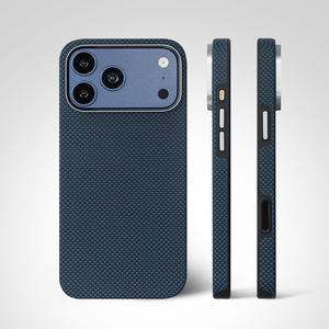 เคสโทรศัพท์ OEM ใยอะรามิด+TPU พร้อมแม่เหล็กถักมือแบบเต็มตัว สำหรับ iPhone 17 Pro Max 16 Pro 15 Pro Max - Product Image 2