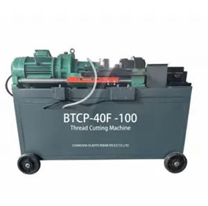 BTCP-40-200 Automatic Rib-peeling Pipe Thread Rolling Machine 14mm-40mm Rebar Thread Industrial Grade