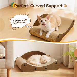 Rascador para Gatos, Sofá Cama de Cartón Corrugado, Tabla Rascadora para Gatos, Silla Duradera con Forma de Sofá, OEM/ODM, Logotipo Personalizado - Product Image 6
