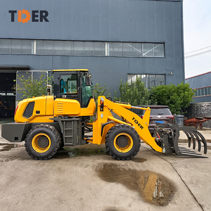 2025 TDER Radlader 2,0 Tonnen Kompaktrad-Frontlader Radlader mit Holz greifer - Product Image 3
