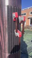 Outdoor-Miet-Karnevalsspiele: Aufblasbares Axtwurfspiel aus umweltfreundlichem PVC-Material für Erwachsene und Kinder
