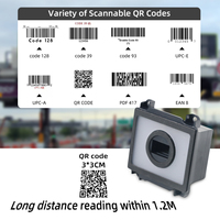 Lecteur de code Qr à montage fixe Scanner de code à barres 1D 2D intégré lecteur de scanner de code QR à distance rapide 2D pour parking